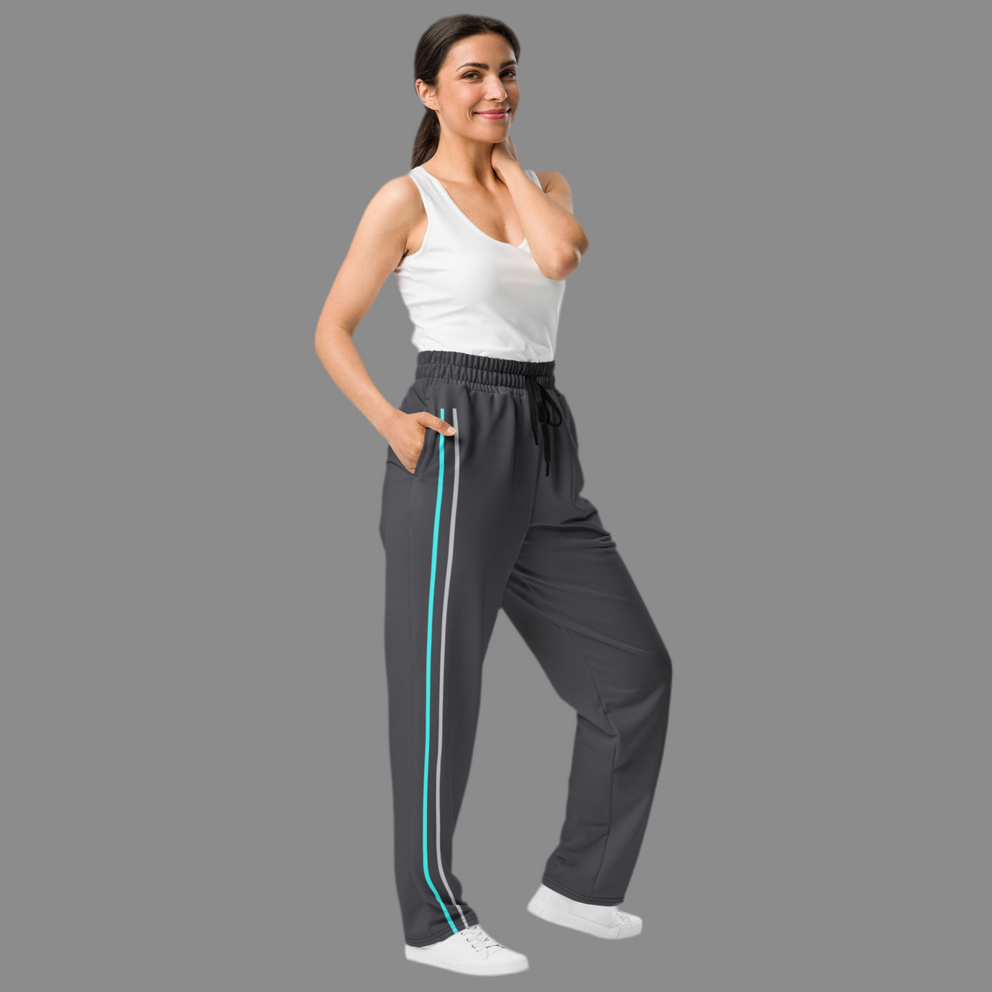 Hero's Thread Women's Performance Wide-Leg Joggers.
